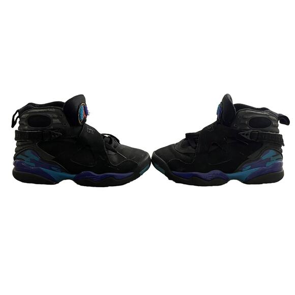 Nike Air Jordan Retro 8 VIII Aqua Sz 4.5Y Women’s Sz 6 305381-041 Released 2007 - Picture 5 of 16